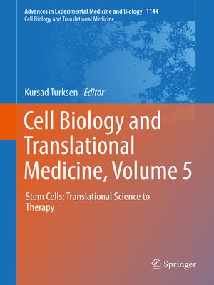 cover image of Cell Biology and Translational Medicine, Volume 5